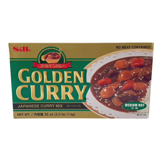 S&B Golden Curry Sauce Mix - Medium Hot - 10x1kg