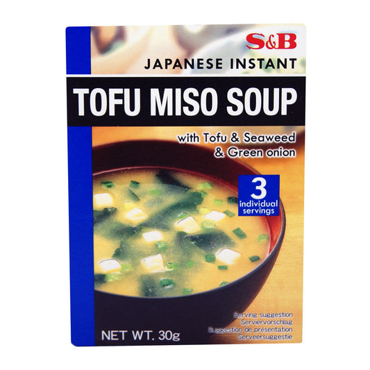 S&B Instant Tofu Miso Soup - 24x(3 x 10g)