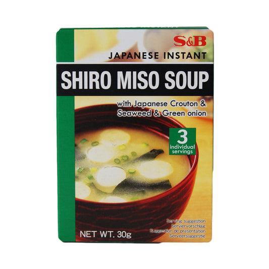 S&B Instant Shiro Miso Soup - 24x(3 x 10g)