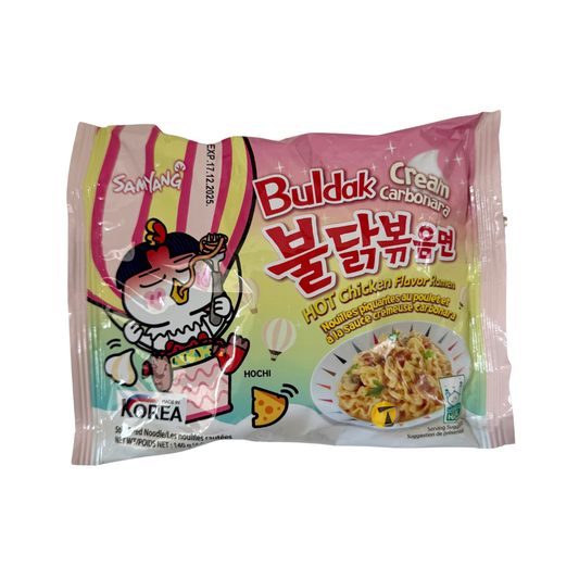 Samyang Cream Carbonara Hot Chicken Ramen Noodles - 40x140g
