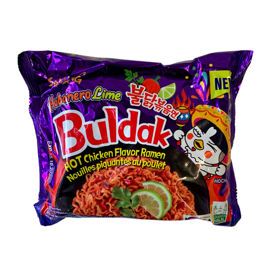 Samyang Habanero Lime Hot Chicken Flavour Ramen - 8x(5x130g) - BB: 15/06/2024