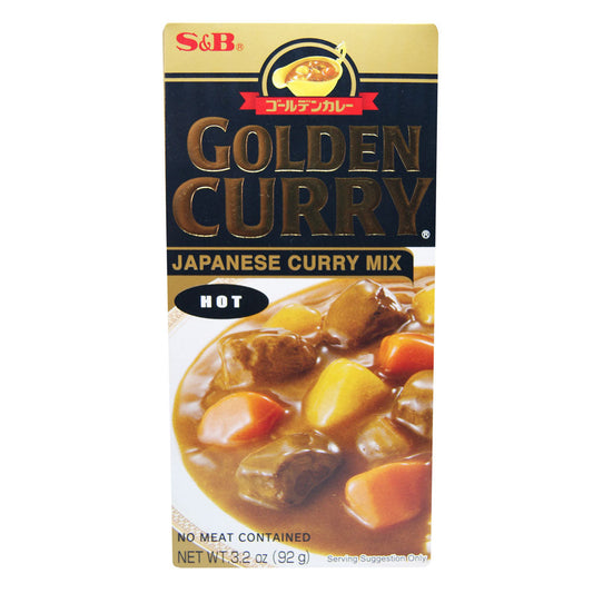 S&B Golden Curry Sauce Mix - Hot - 24x92g