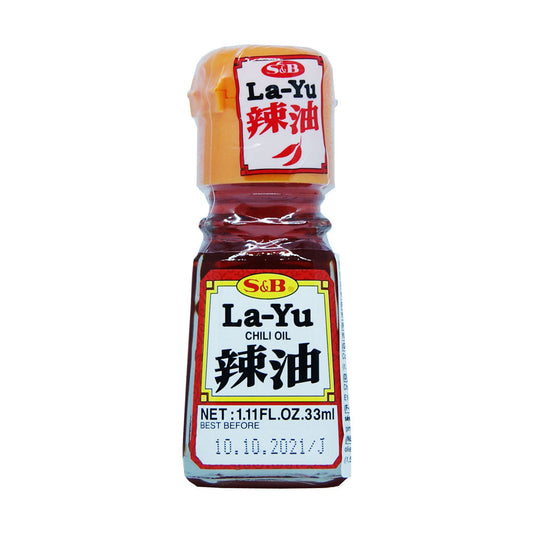 S&B La-Yu Chilli Oil - 10x33ml