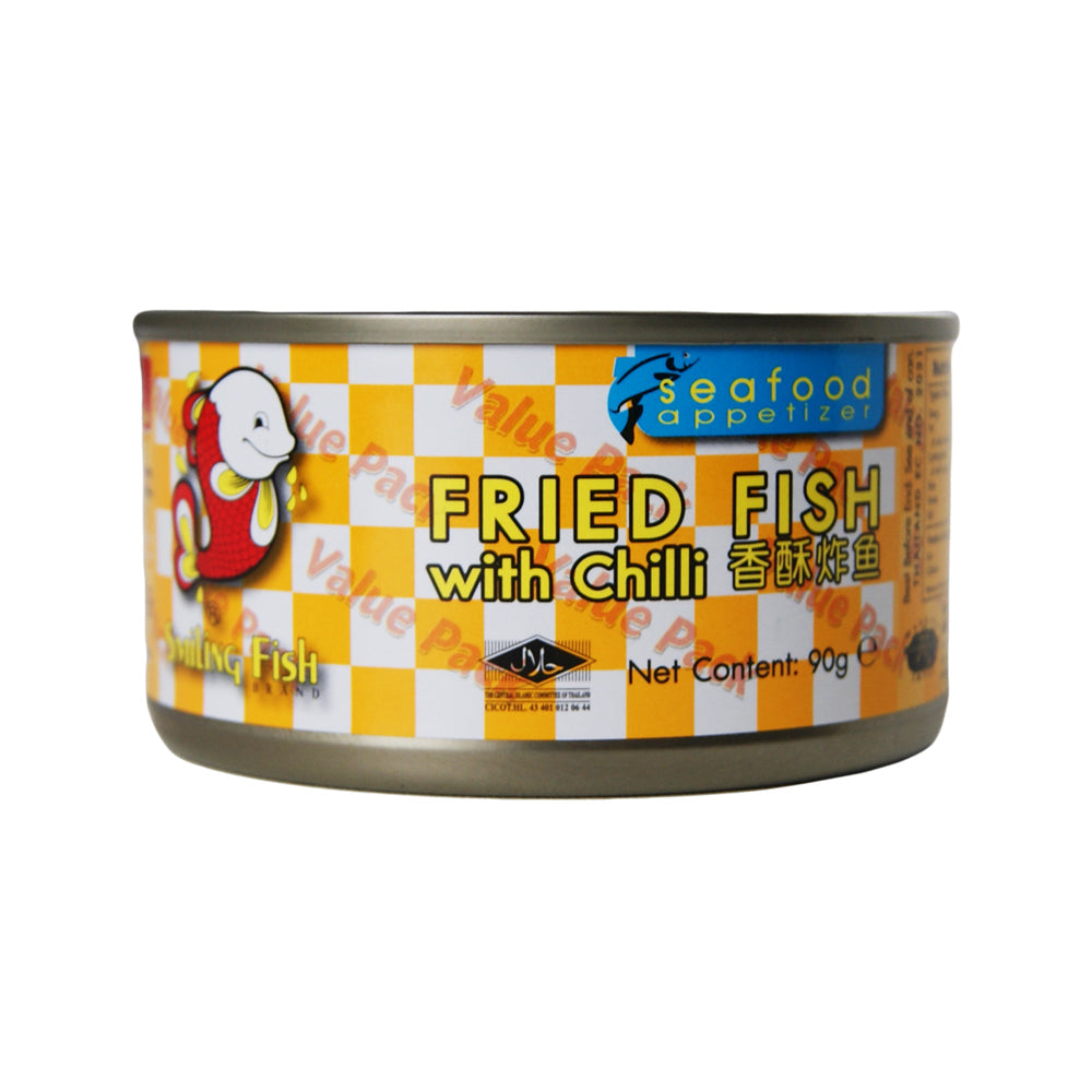Smiling Fish Fried Fish with Chilli - 24x90g