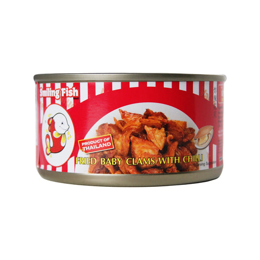 Smiling Fish Fried Baby Clam with Chilli - 24x70g