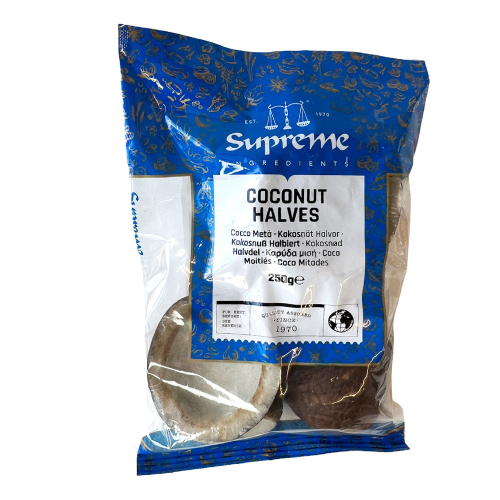 Supreme Dried Coconut Halves - 10x250g