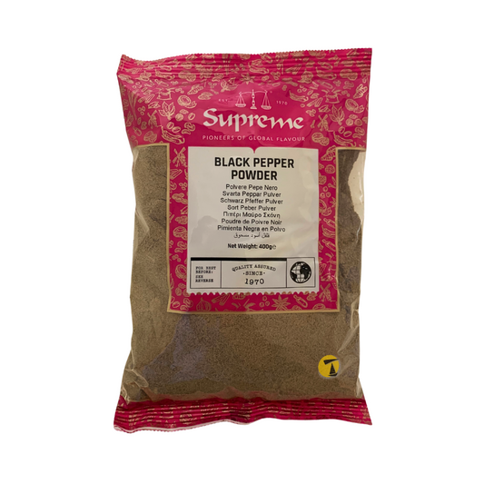 Supreme Black Pepper Powder - 10x400g