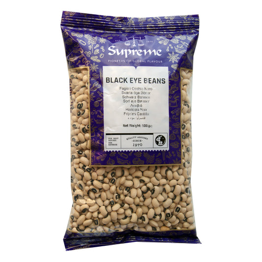 Supreme Black Eye Beans - 18x500g