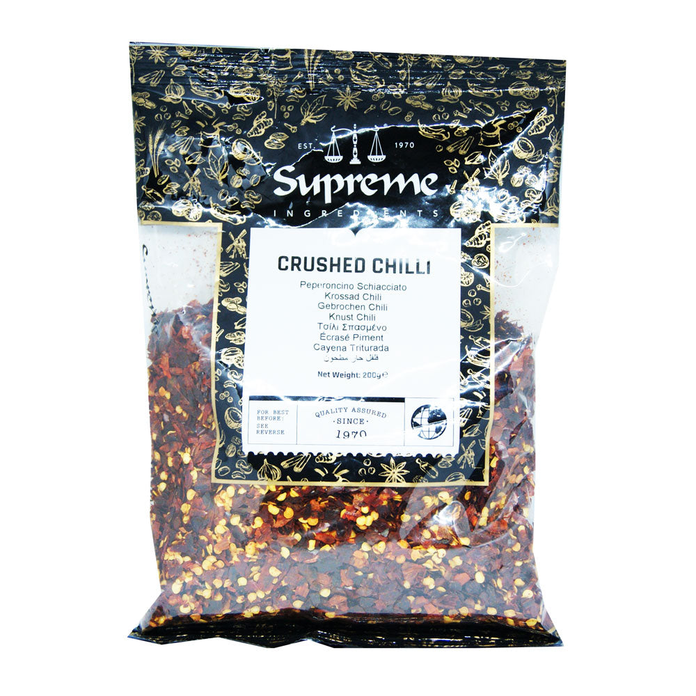 Supreme Crushed Chillies - 10x200g