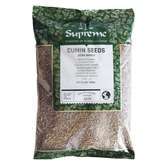Supreme Cumin Seeds (Jeera Whole) - 10x400g