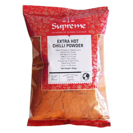 Supreme Extra Hot Chilli Powder - 10x400g