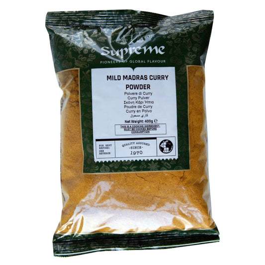 Supreme Mild Madras Curry Powder - 10x400g