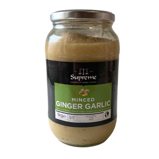 Supreme Minced Garlic & Ginger Paste - 6x1kg