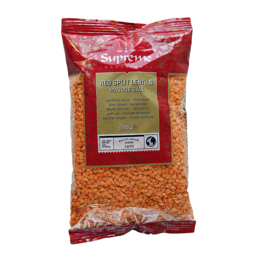 Supreme Red Split Lentils - 20x500g