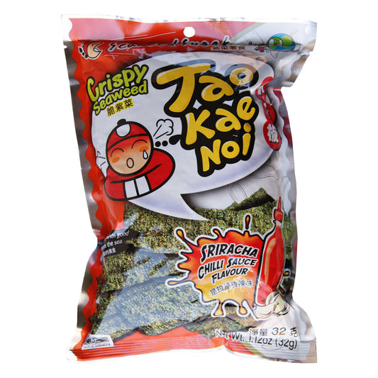 Taokaenoi Crispy Seaweed Sriracha Chilli Sauce Flavour - 48x32g
