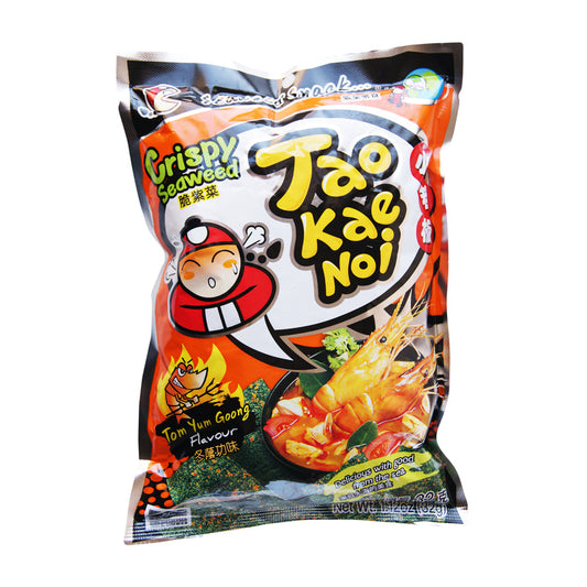 Taokaenoi Crispy Seaweed - Tom Yum Goong Flavour - 24x32g