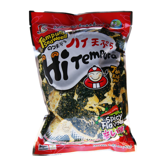 Taokaenoi Tempura Seaweed  - Spicy Flavour - 48x40g