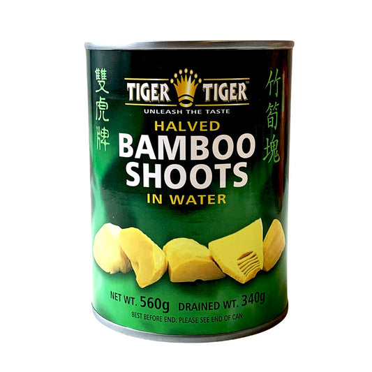 Tiger Tiger Bamboo Shoots Halves in Water - 12x560g