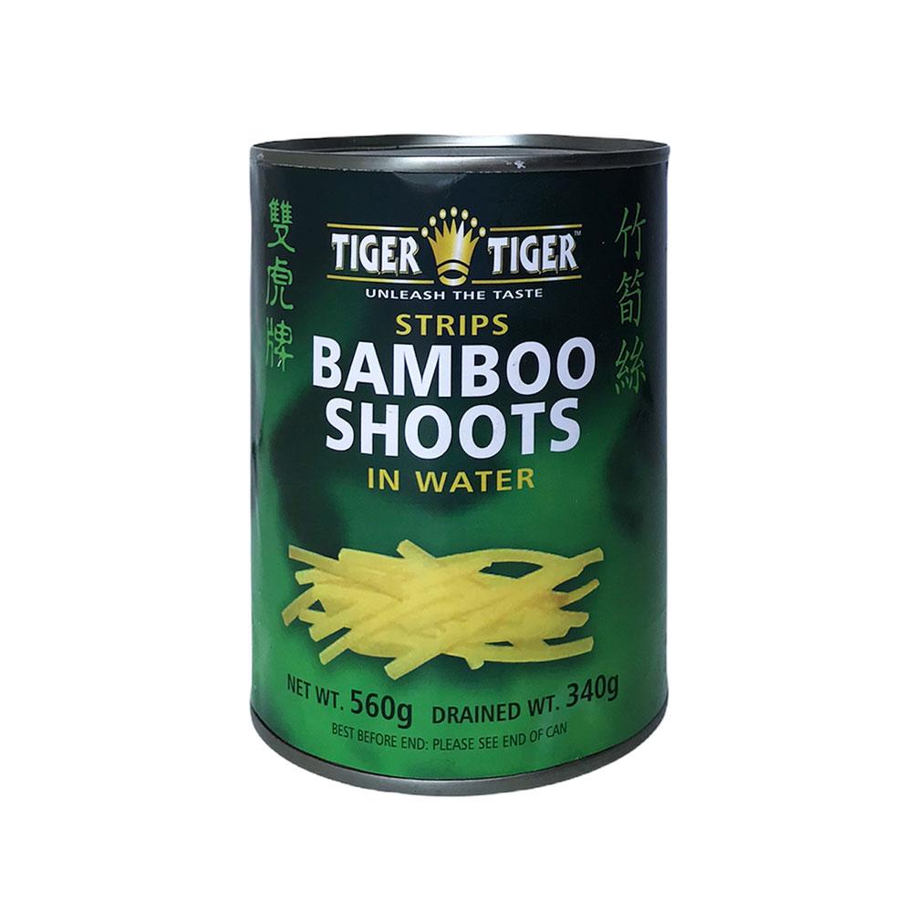 Tiger Tiger Bamboo Shoots Strips in Water - 12 x 560g