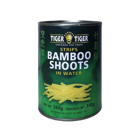 Tiger Tiger Bamboo Shoots Strips in Water - 12 x 560g