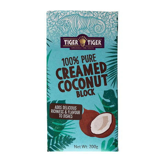 Tiger Tiger Pure Creamed Coconut Block - 40 x 200g