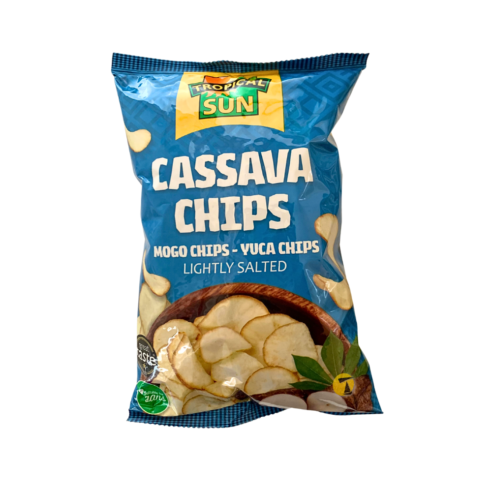 Tropical Sun Cassava Chips - Lightly Salted - 12x80g