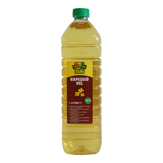 Tropical Sun 100% Pure Rapeseed Oil - 6x1L