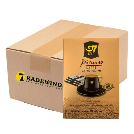Trung Nguyen G7 gold Instant Coffee Latte Picasso (14 Pkt) - 12x252g