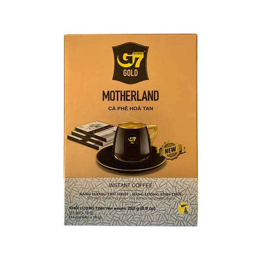 Trung Nguyen G7 gold Instant Coffee Motherland (14 Pkt) - 12x252g