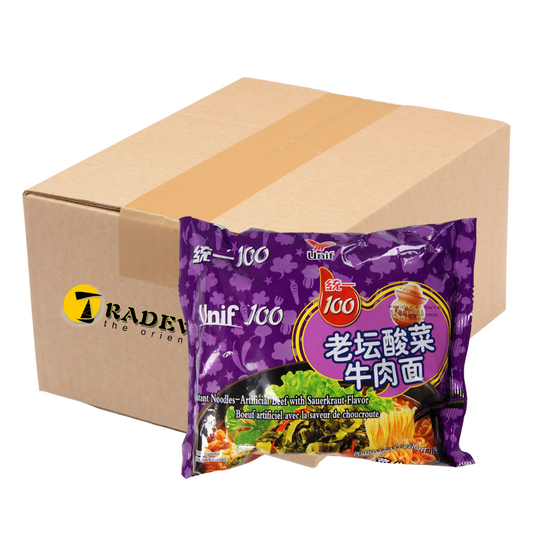 Unif Beef & Sauerkraut Flavour Noodles - 24x119g