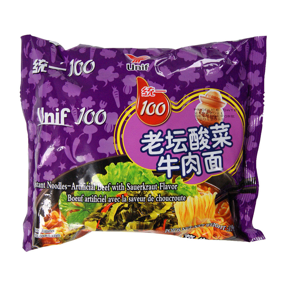 Unif Beef & Sauerkraut Flavour Noodles - 24x119g