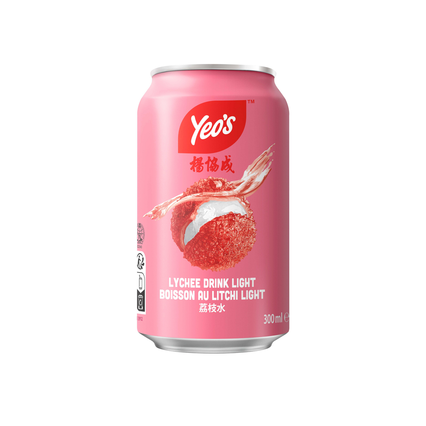 Yeo's Lychee Drink (tin) - 24x300ml