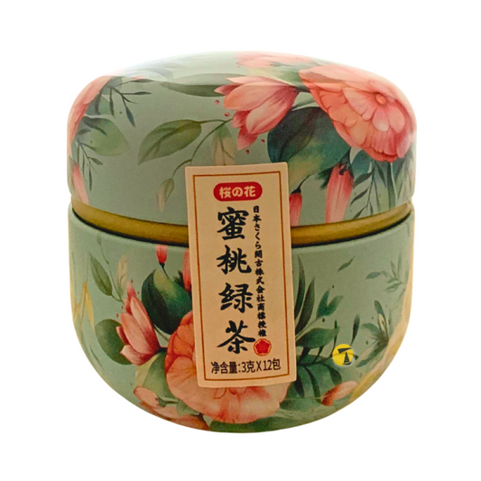 KG Peach Green Tea (12 tea bags) - 24x36g