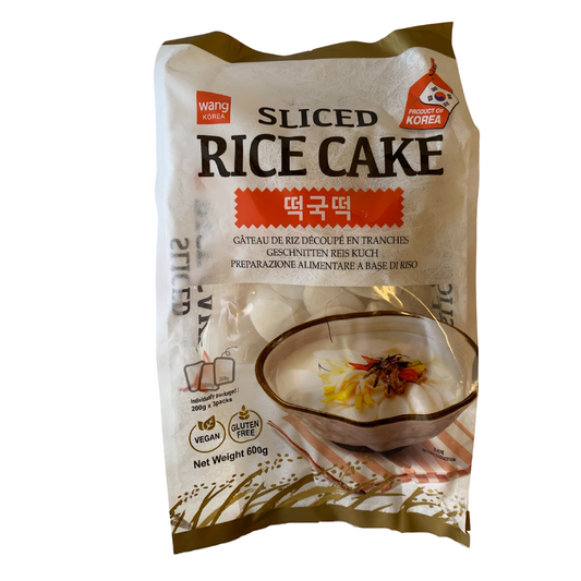 Wang Rice Cake SLICED (Teokguk Tteok) - 12x600g
