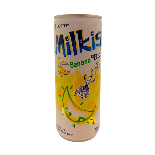 Lotte Milkis Banana Korean Cream Soda - 30x250ml