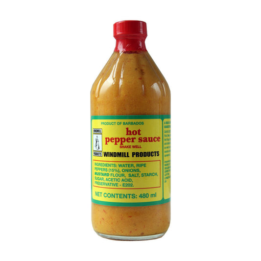Windmill Barbados Hot Pepper Sauce - 6x480ml