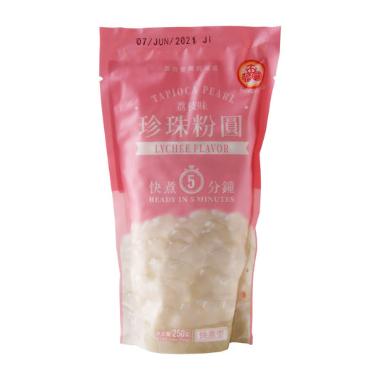 WufuYuan Lychee Tapioca Pearl - 36x250g
