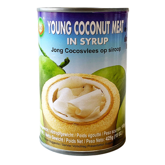 X.O Young Coconut Meat in Syrup - 24x425g