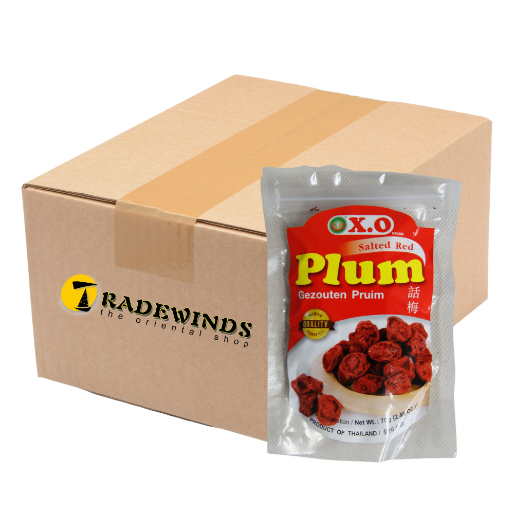 X.O Red Preserved Salted Plum - 10x70g