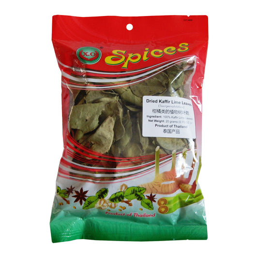 X.O Dried Kaffir Lime Leaves - 20x20g