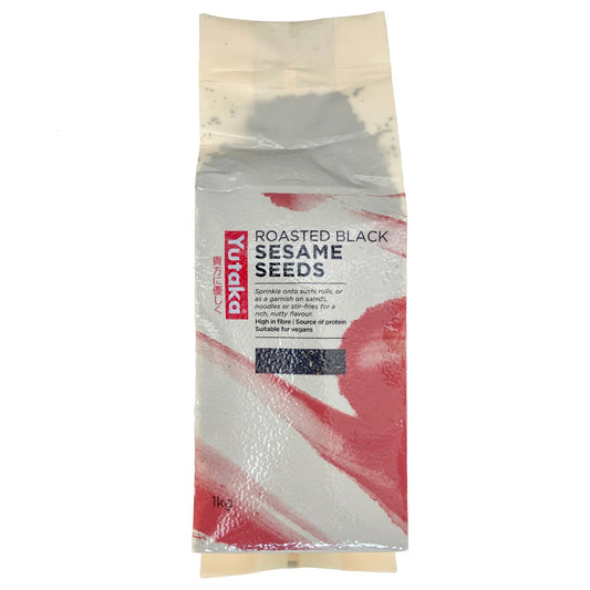Yutaka Black Roasted Sesame Seeds - 12x1kg