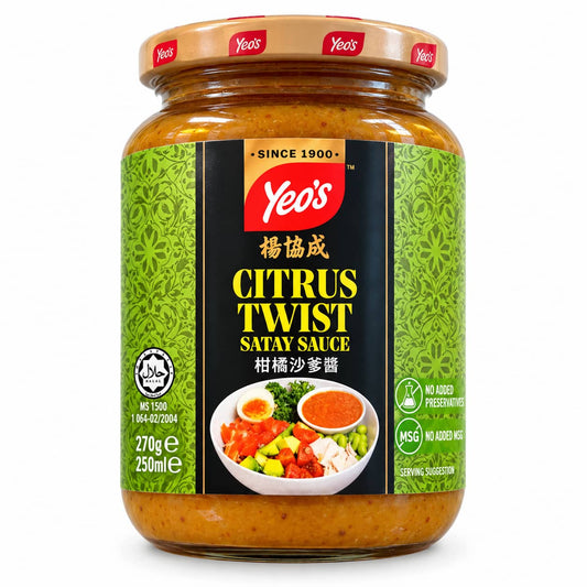 Yeo's Citrus Twist Satay Sauce - 12x250ml