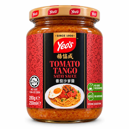 Yeo's Tomato Tango Satay Sauce - 12x250ml