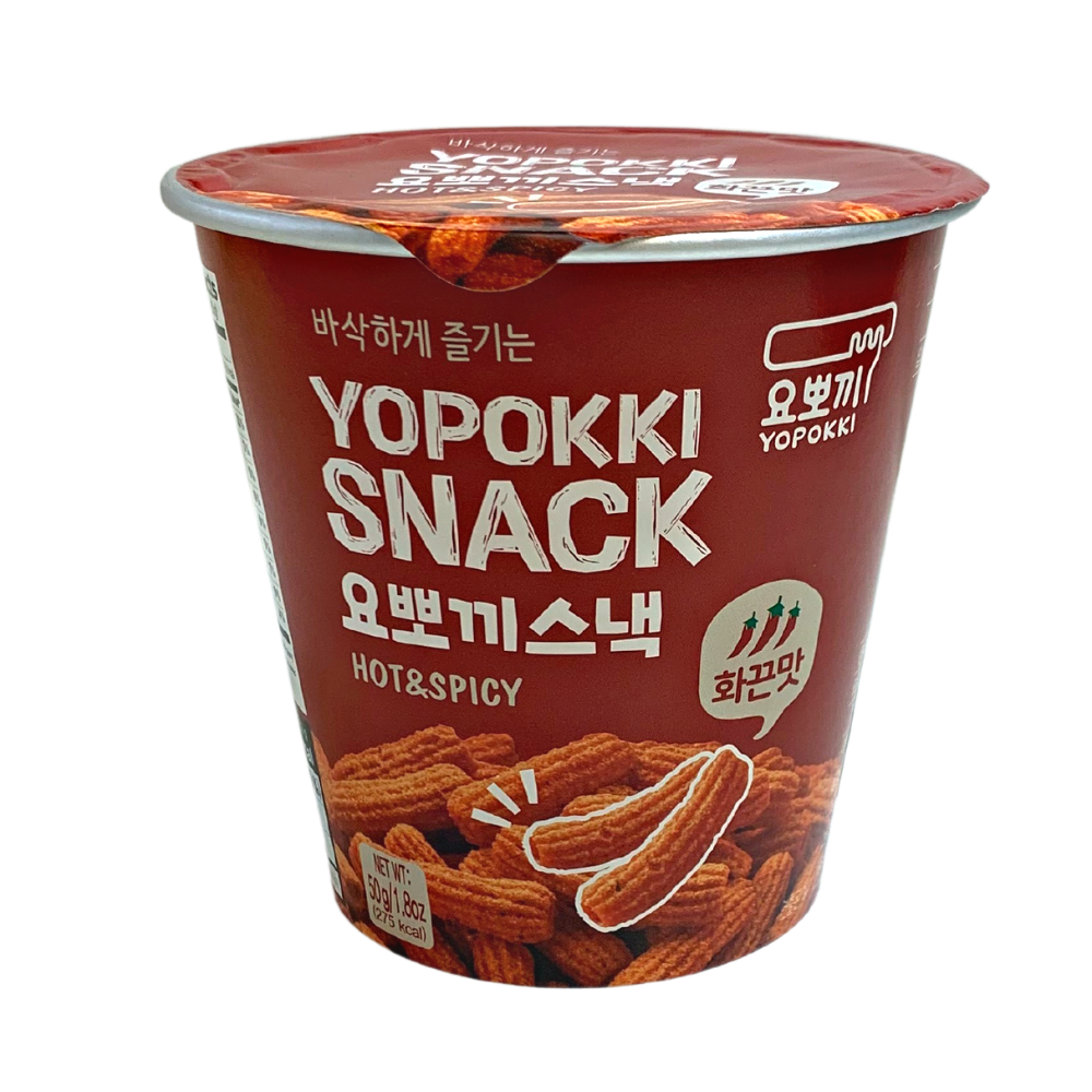 Yopokki Snack - Hot & Spicy Flavour - 12x50g