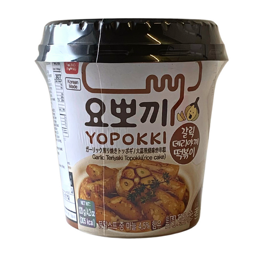 Young Poong Yopokki Rice Cake with Garlic Teriyaki Sauce - 30x120g