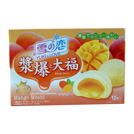 Yuki & Love Mango Mochi - 12x180g