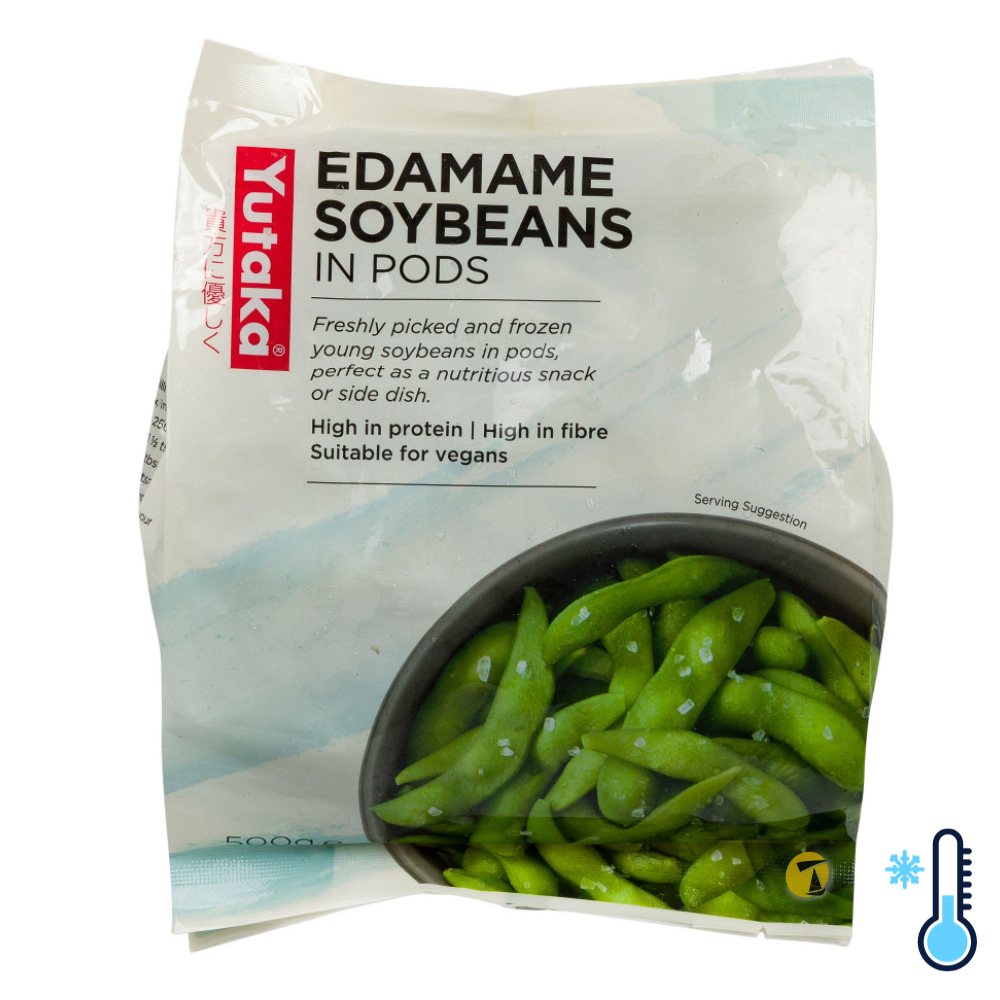 Yutaka Freshly Picked & Frozen Edamame (Soybeans in Pods) - 10x500g [FROZEN]
