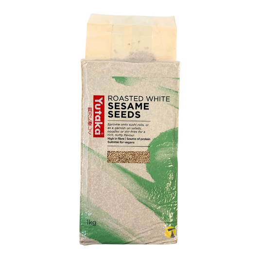 Yutaka White Roasted Sesame Seeds - 12x1kg