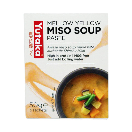 Yutaka Mellow Yellow Awase Miso Soup (3 Sachets) - 12x50g